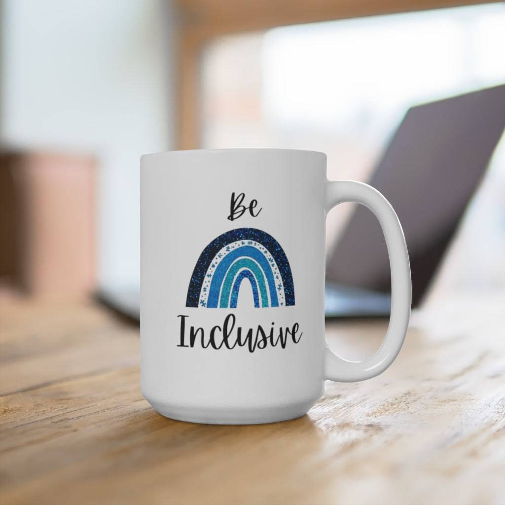 Be Inclusive Autism Acceptance Coffee Mug - beyourownherodesign