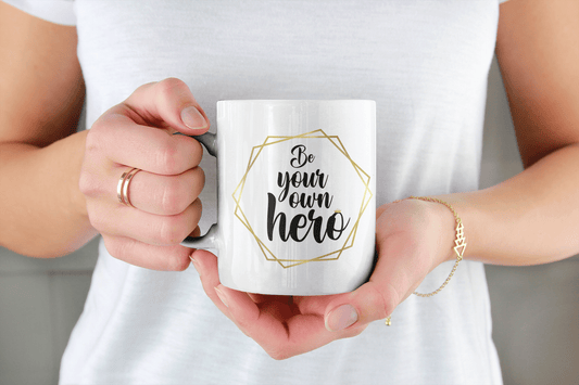 Be Your Own Hero Coffee Mug - beyourownherodesign