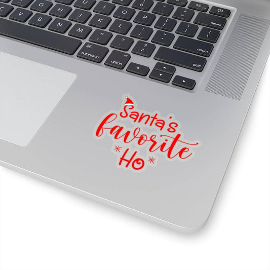 Santa’s Favorite Ho Kiss-Cut Sticker - beyourownherodesign