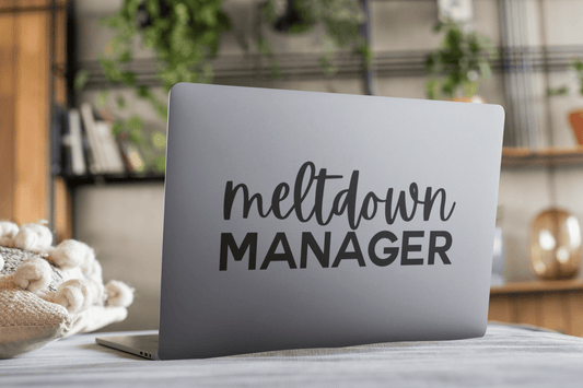 Melt Down Manager Kiss-Cut Sticker - beyourownherodesign