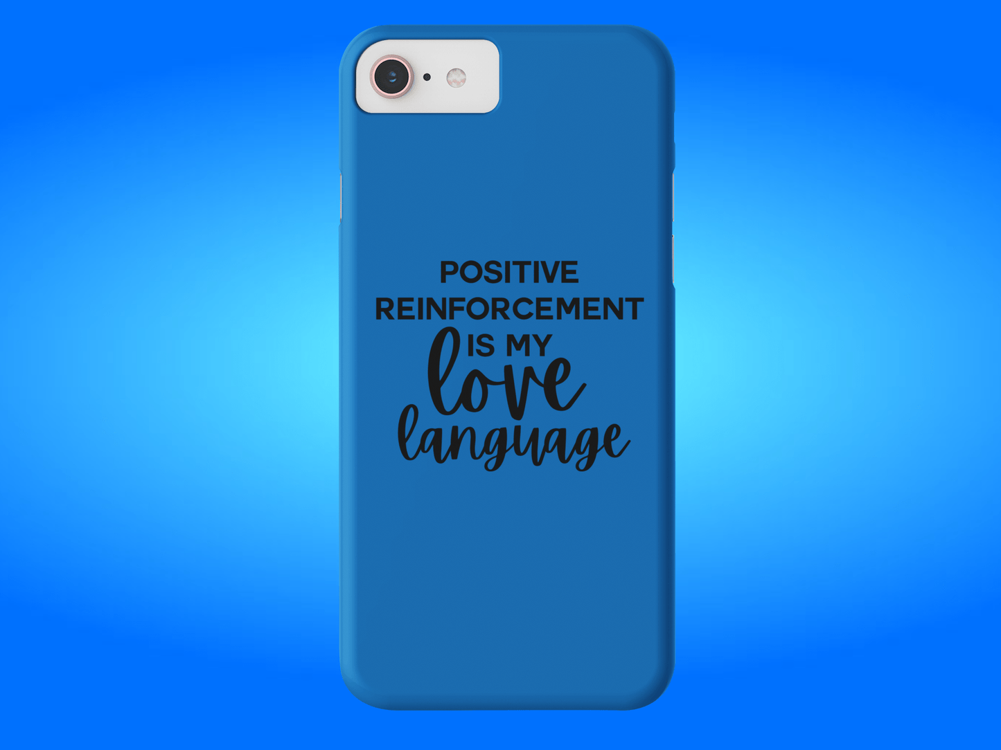 Positive Reinforcement is My Love Language Kiss-Cut Sticker - beyourownherodesign